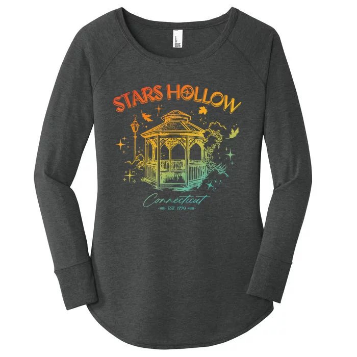 Stars Hollow Connecticut Est 1779 Women's Perfect Tri Tunic Long Sleeve Shirt