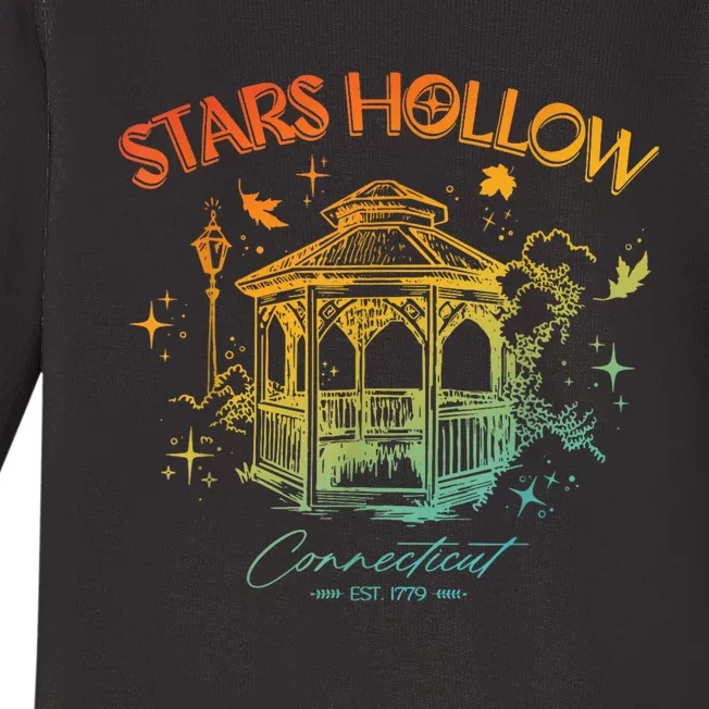 Stars Hollow Connecticut Est 1779 Baby Long Sleeve Bodysuit