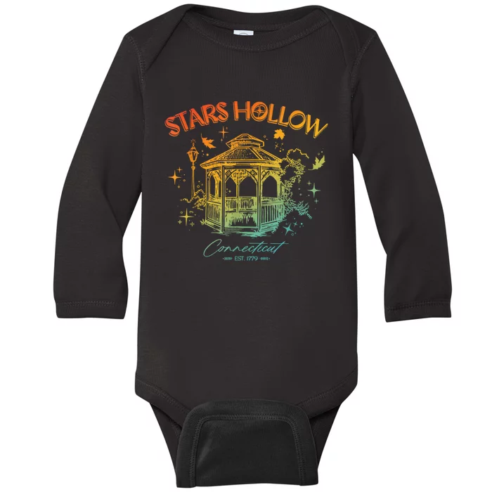 Stars Hollow Connecticut Est 1779 Baby Long Sleeve Bodysuit