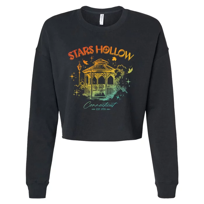 Stars Hollow Connecticut Est 1779 Cropped Pullover Crew