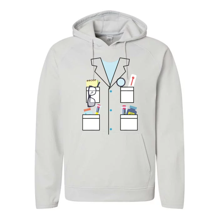 Scientist Halloween Costume Cute Chemist Science Performance Fleece Hoodie