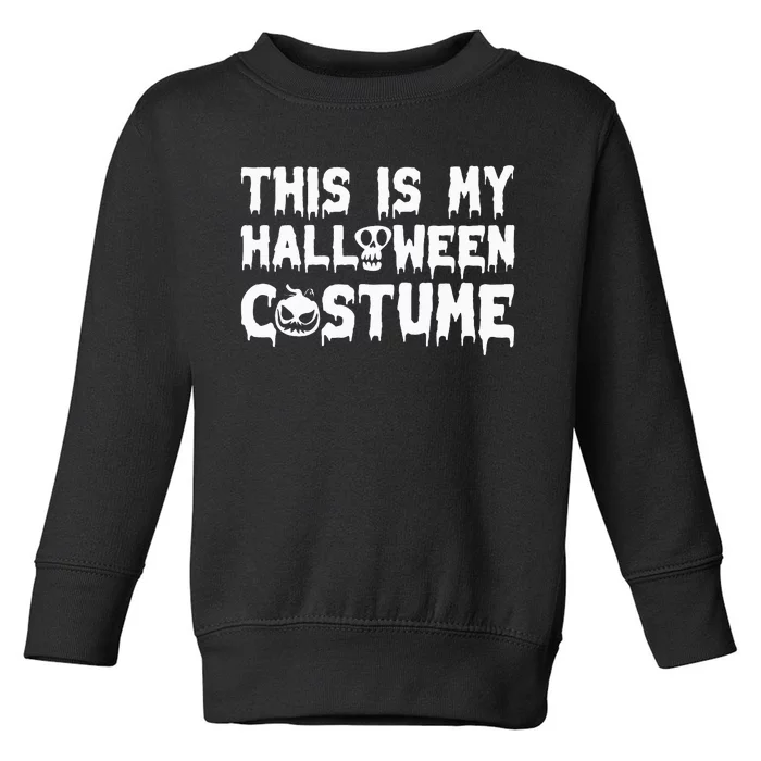 Spooky Halloween Disguise Toddler Sweatshirt