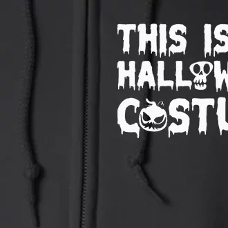 Spooky Halloween Disguise Full Zip Hoodie