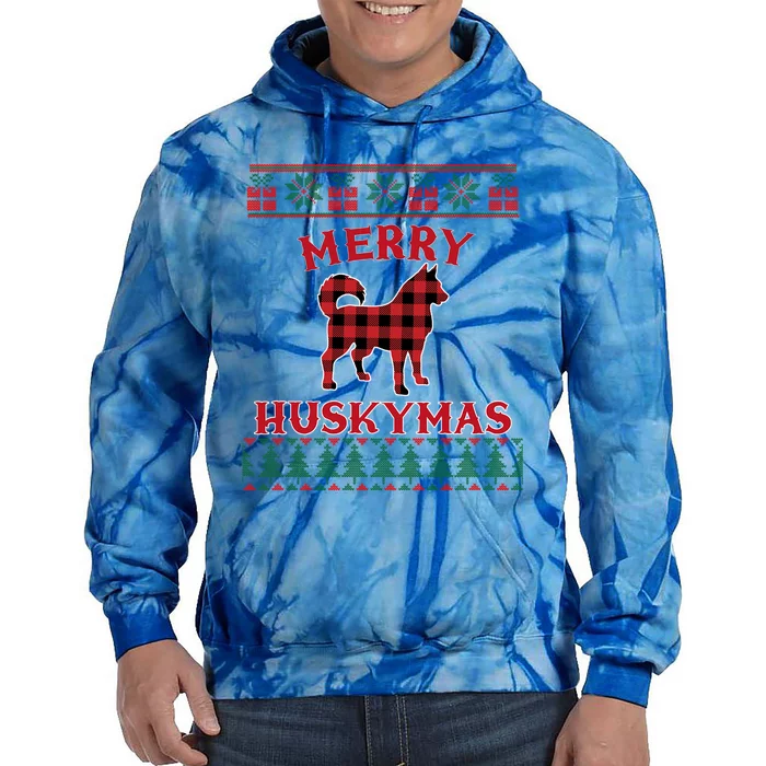 Siberian Husky Dog Lovers Funny Husky Ugly Christmas Sweater Gift Tie Dye Hoodie