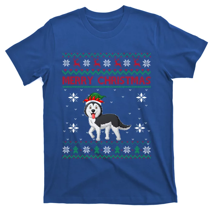 Siberian Husky Dog Lover Girls Boys Ugly Xmas Sweater Gift T-Shirt