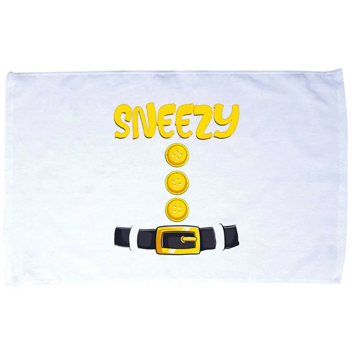 Sneezy Halloween Dwarf Costume Color Matching Microfiber Hand Towel