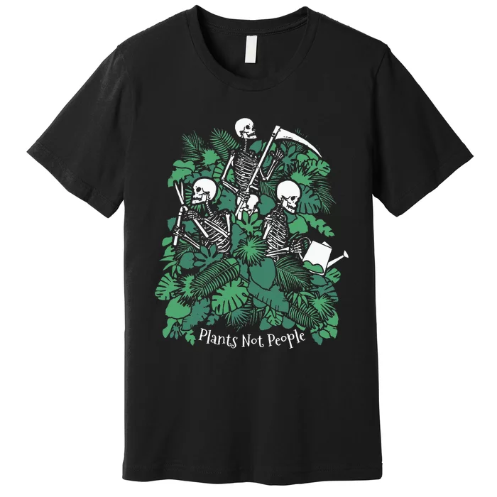 Spooky Halloween Decor for Introvert Gardeners Premium T-Shirt