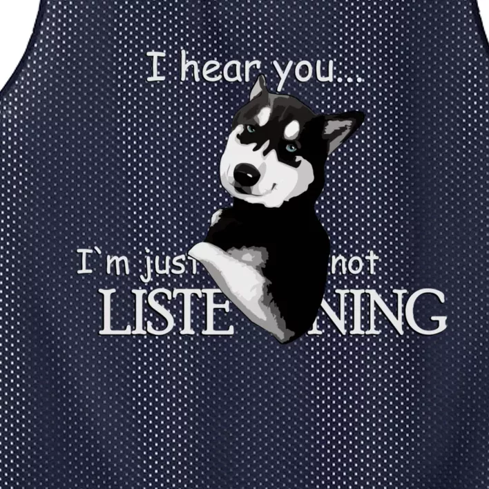 Siberian Husky Dog Husky Dog Lovers Mesh Reversible Basketball Jersey Tank