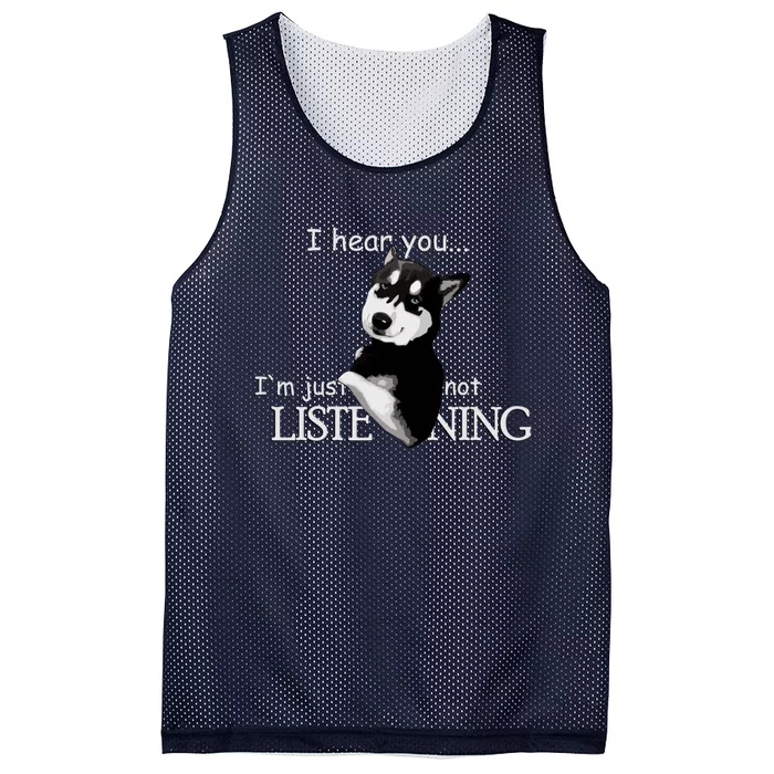 Siberian Husky Dog Husky Dog Lovers Mesh Reversible Basketball Jersey Tank