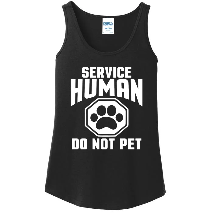 Service Human Do No Pet Ladies Essential Tank