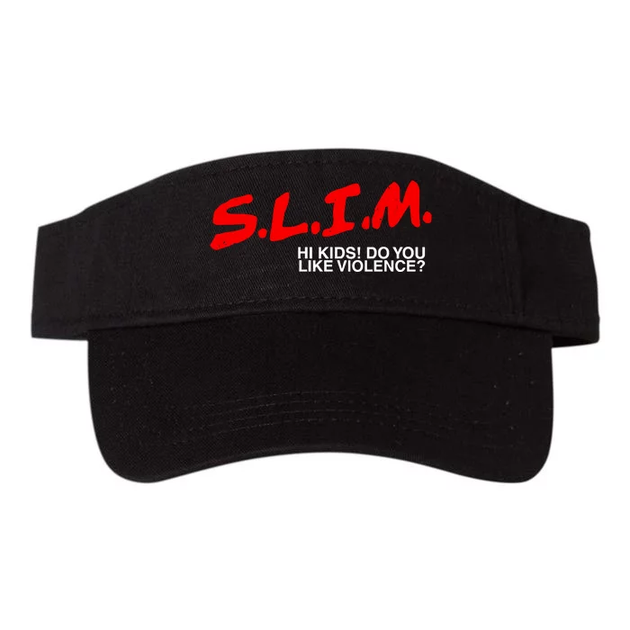 Slim Hi Do You Like Violence Valucap Bio-Washed Visor