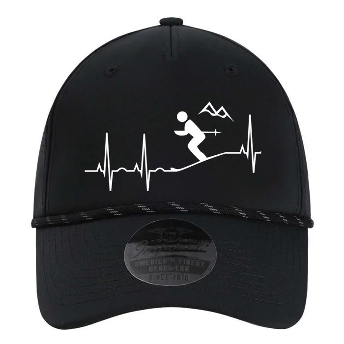 Ski Heartbeat Downhill Skiing Skier Gift For Skier Performance The Dyno Cap