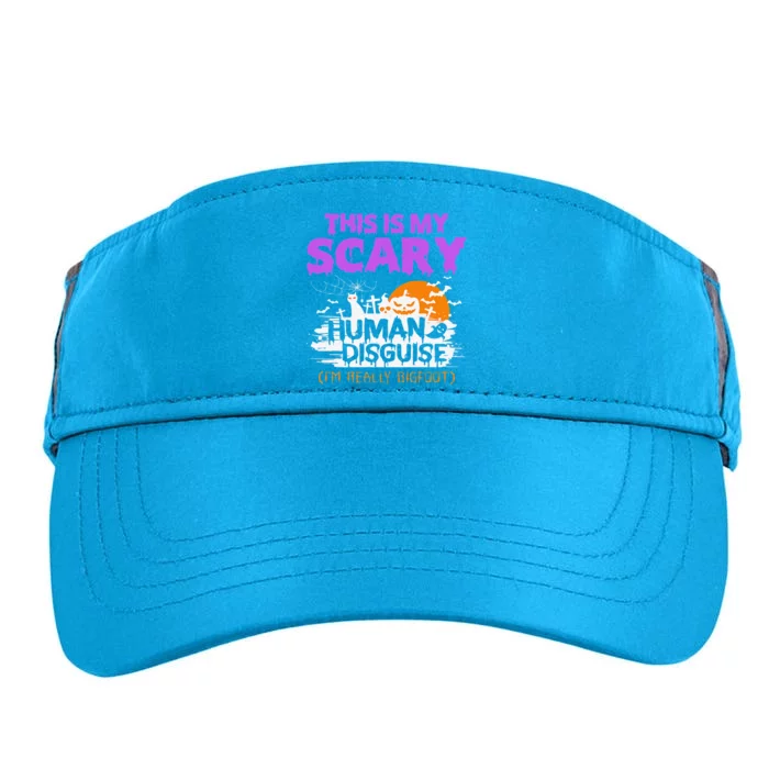 Scary Human Disguise Im Really Bigfoot Halloween Party Adult Drive Performance Visor