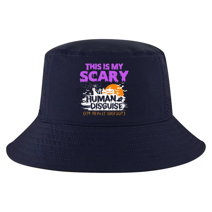 Scary Human Disguise Im Really Bigfoot Halloween Party Cool Comfort Performance Bucket Hat