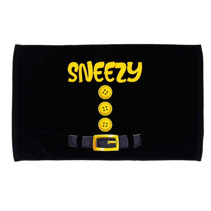 Sneezy Halloween Dwarf Costume Color Matching Microfiber Hand Towel