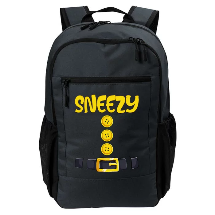 Sneezy Halloween Dwarf Costume Color Matching Daily Commute Backpack