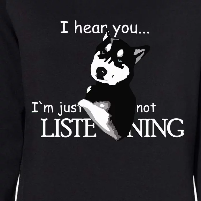 Siberian Husky Dog Husky Dog Lovers Funny Womens California Wash Sweatshirt