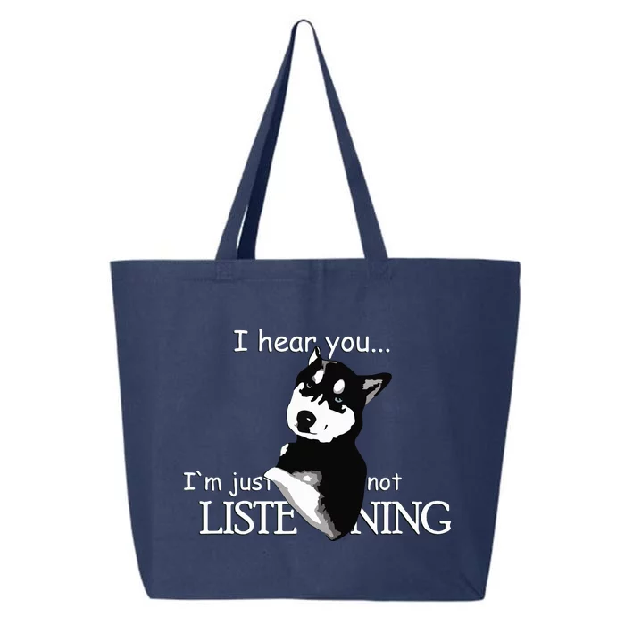 Siberian Husky Dog Husky Dog Lovers Funny 25L Jumbo Tote