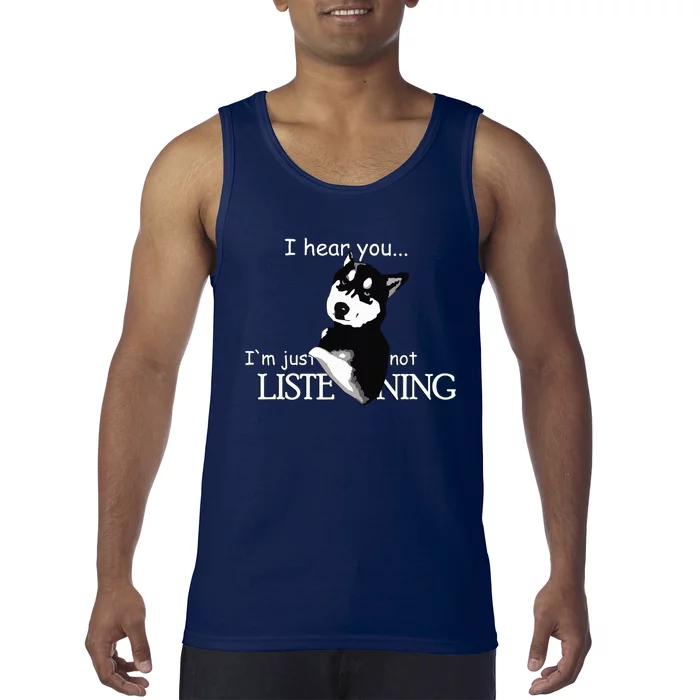 Siberian Husky Dog Husky Dog Lovers Funny Tank Top