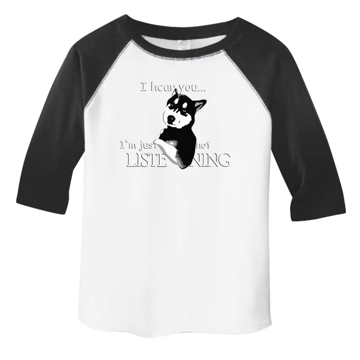 Siberian Husky Dog Husky Dog Lovers Funny Toddler Fine Jersey T-Shirt