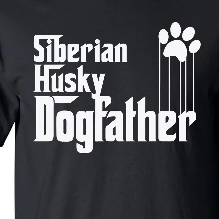 Siberian Husky Dog Dad Tall T-Shirt