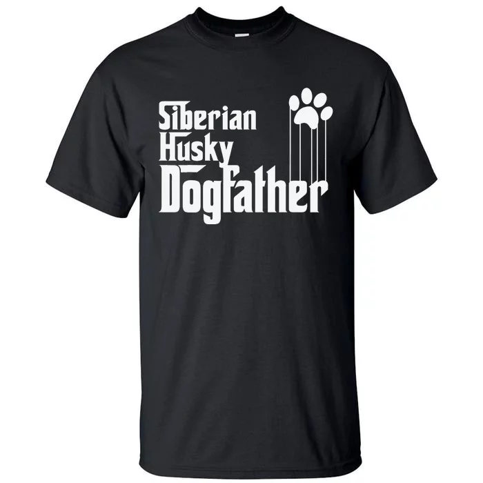 Siberian Husky Dog Dad Tall T-Shirt