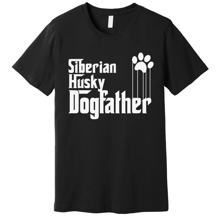 Siberian Husky Dog Dad Premium T-Shirt