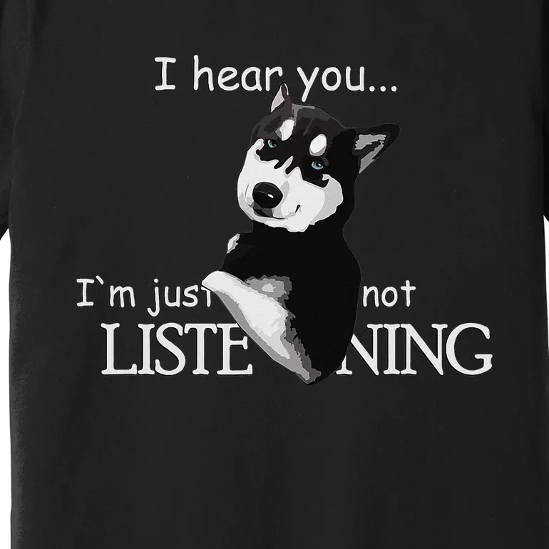 Siberian Husky Dog Husky Dog Lovers Premium T-Shirt