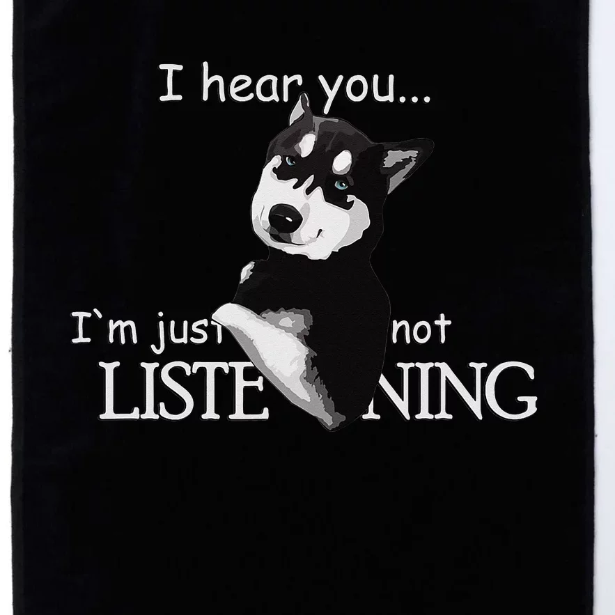 Siberian Husky Dog Husky Dog Lovers Platinum Collection Golf Towel