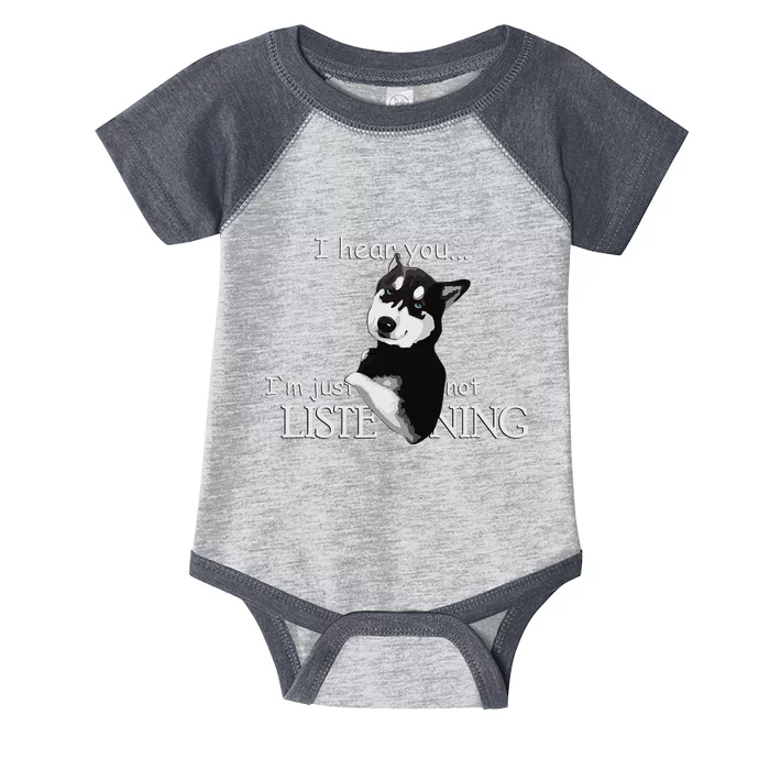 Siberian Husky Dog Husky Dog Lovers Infant Baby Jersey Bodysuit