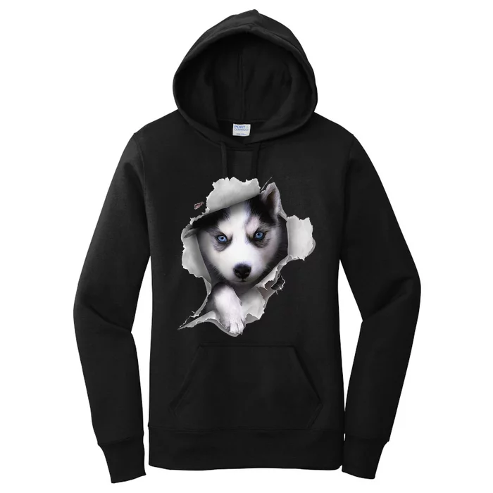 Siberian Husky Dog funny Husky Lover Women's Pullover Hoodie