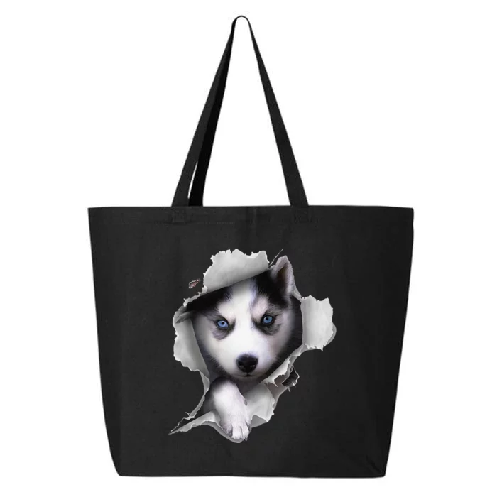 Siberian Husky Dog funny Husky Lover 25L Jumbo Tote