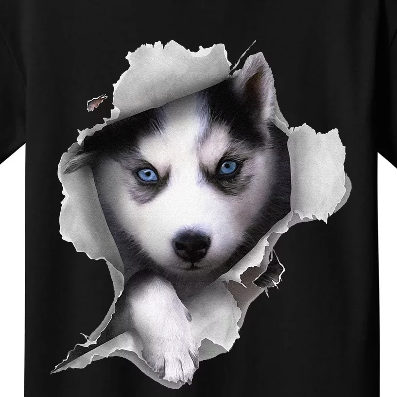 Siberian Husky Dog funny Husky Lover Kids T-Shirt