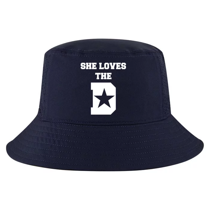 She Loves the D Dallas, Texas Pride Cool Comfort Performance Bucket Hat