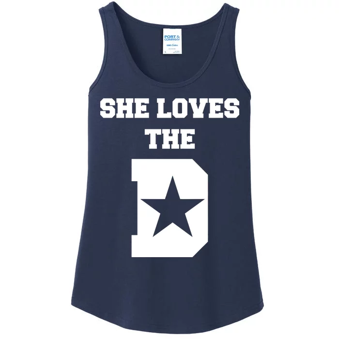 She Loves the D Dallas, Texas Pride Ladies Essential Tank