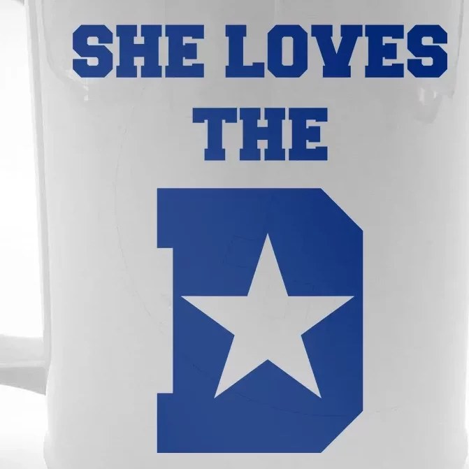 She Loves the D Dallas, Texas Pride Front & Back Beer Stein