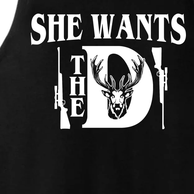 She Wants the D Hunting Ladies Tri-Blend Wicking Tank