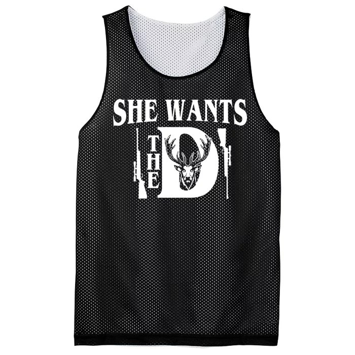 She Wants the D Hunting Mesh Reversible Basketball Jersey Tank