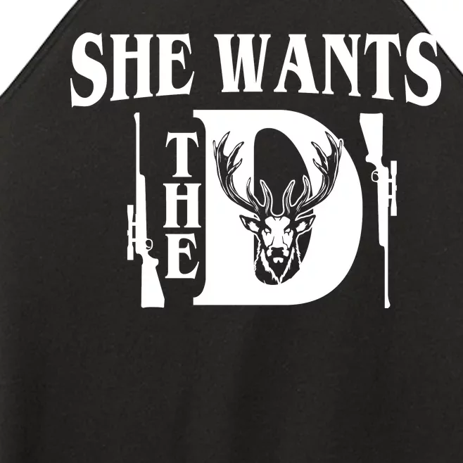 She Wants the D Hunting Women’s Perfect Tri Rocker Tank