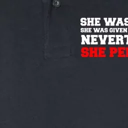 She Was Warned - Given an Explanation. Nevertheless, She Persisted. Softstyle Adult Sport Polo