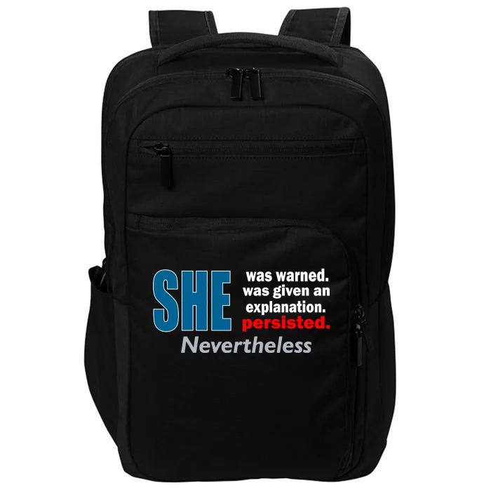 She Was Warned Given An Explanation Persisted Nevertheless Impact Tech Backpack