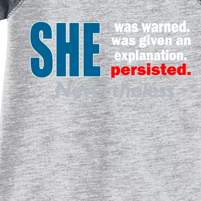 She Was Warned Given An Explanation Persisted Nevertheless Infant Baby Jersey Bodysuit