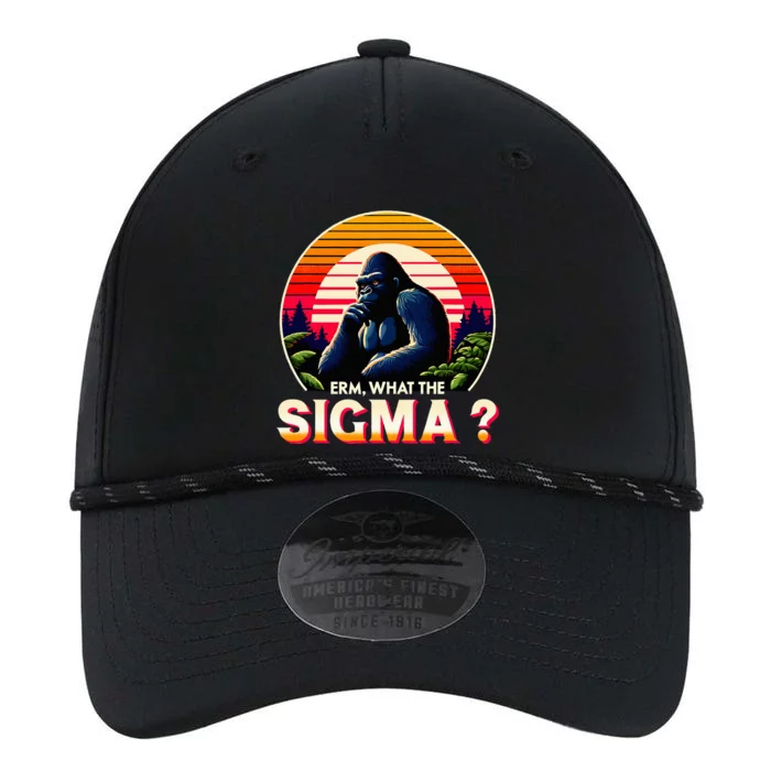 Sarcastic Humor Erm What The Sigma Funny Ironic Performance The Dyno Cap