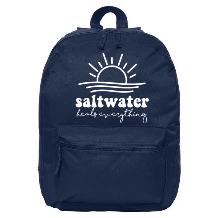 Saltwater Heals Everything Sunset 16 in Basic Backpack