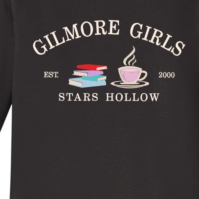 Stars Hallow Embroidered Gilmore G.I.R.L.S Baby Long Sleeve Bodysuit