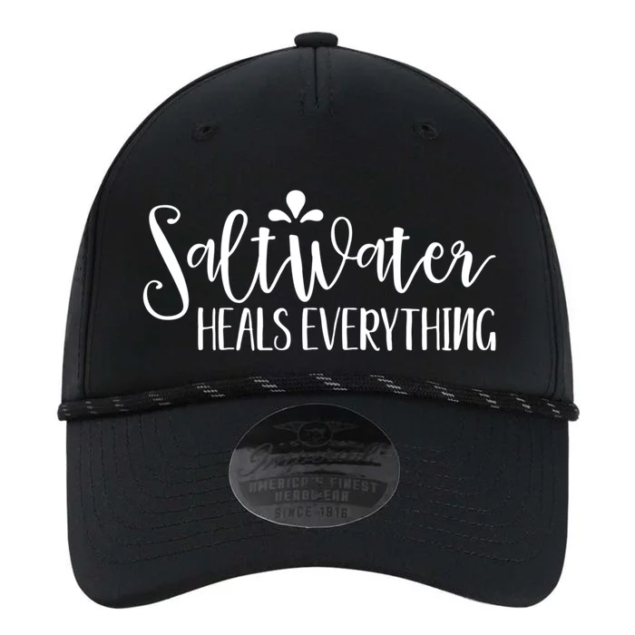 Saltwater Heals Everything Gift Performance The Dyno Cap