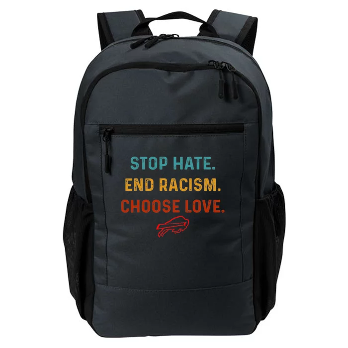 Stop Hate End Racism Choose Love Daily Commute Backpack