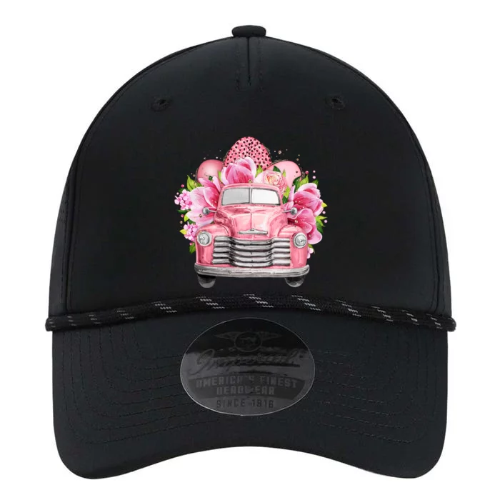 Spring Happy Easter Pink Vintage Truck Performance The Dyno Cap