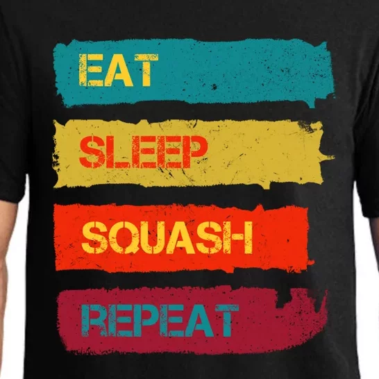 Squash Hobby Eat Sleep Squash Repeat Gift Pajama Set