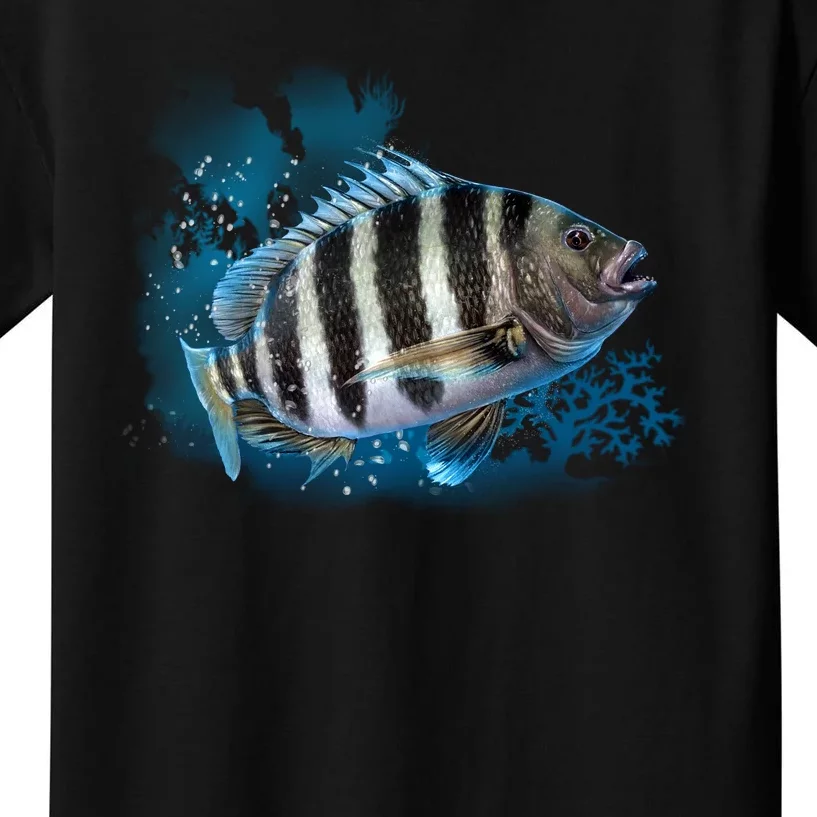 Sheepshead fishing tee shirt